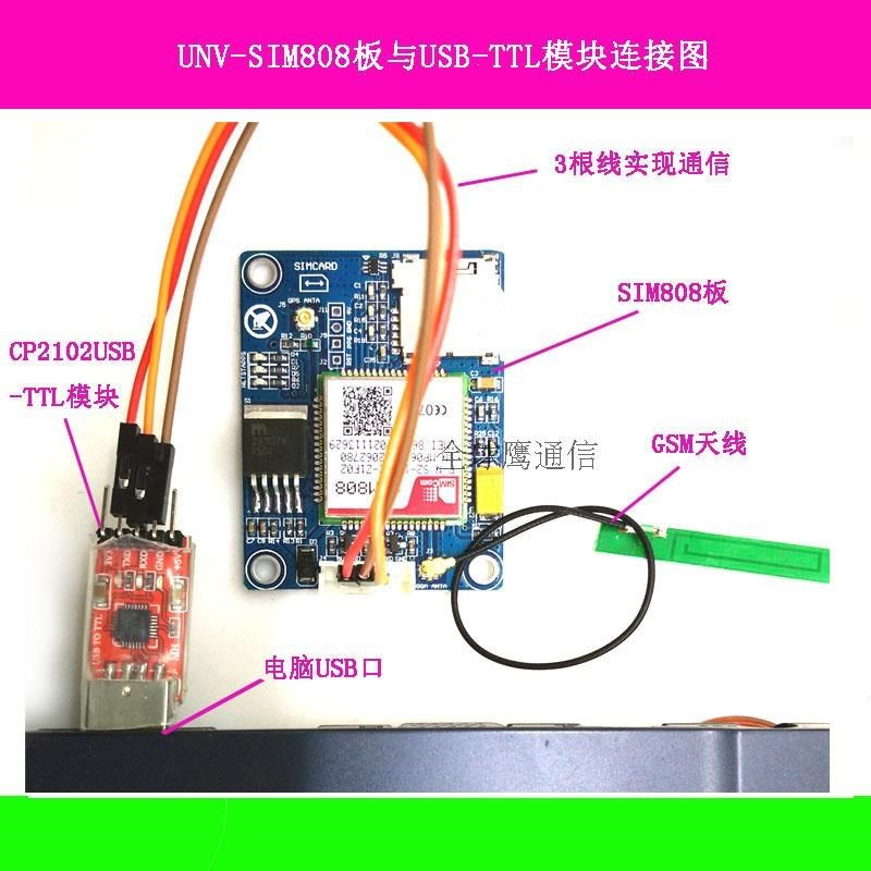 SIM808模块GSM GPRS GPS定位 短信芯片 开发板 STM32.51程序