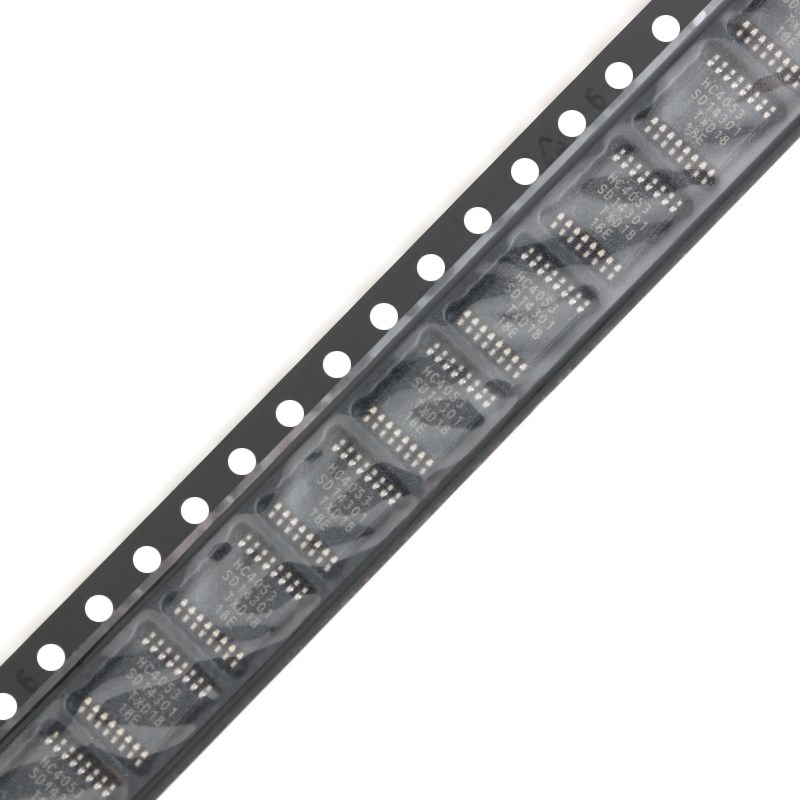 原装正品 74HC4053PW,118 TSSOP-16 三路2通道模拟多路复用器芯片