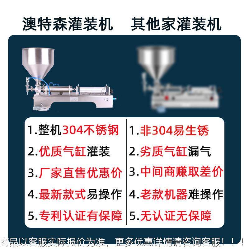 自装动膏体灌机气动妇卧式定量洗衣液食用油蜂蜜科凝胶蜡290烛罐,办公设备/耗材/相关服务,灌装机,淘宝优惠券,粉丝福利购,淘宝优惠卷
