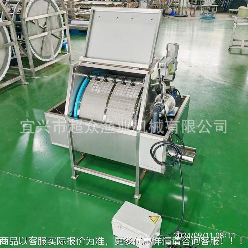 0T转1鼓式不锈钢箱式IRP微滤循环水产养殖设备0全自动鱼池机微滤