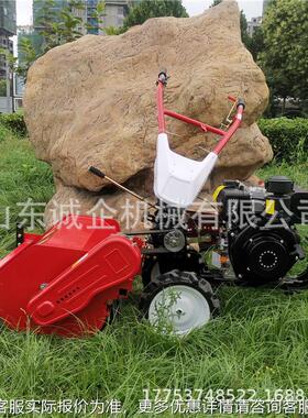 机品质款手推械机菜地杂草除草 柴油动力农用LEZ碎式草机