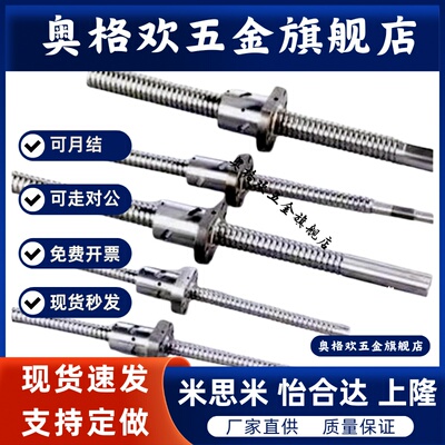 滚珠丝杠BTWE1204 1210 1510 1516 1520轴径12 15导程丝杠