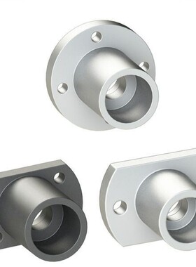 导向轴支座钢止动螺丝型圆法兰STHRBN12/3/5/6/8/20/5/30/5/40/50