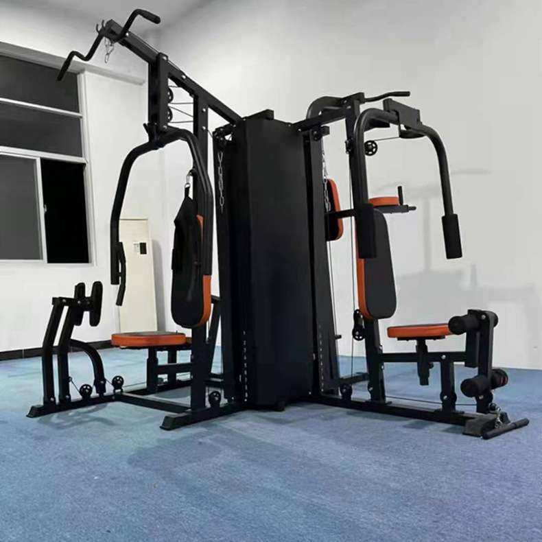 五人站综合训练器力量型训练器组合健身器材室内健身房组合训练架