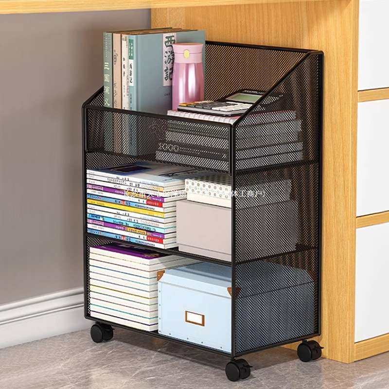 书架置物架落地移动小书架书桌收纳架办公室桌面小推车桌下收纳柜,文具电教/文化用品/商务用品,文件座/文件架/文件框,淘宝优惠券,粉丝福利购,淘宝优惠卷