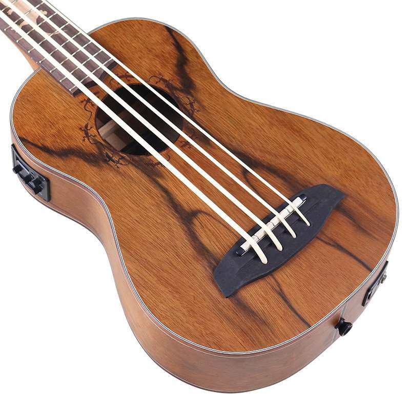 30寸4弦全道木哑光UK贝斯四弦贝斯迷你吉他学生表演尤克贝斯