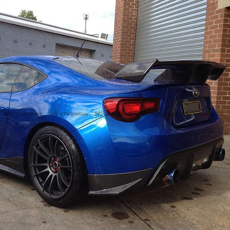适用丰田FT86 斯巴鲁BRZ 碳纤维改装件 ZELE款 GT尾翼 扰流定风翼