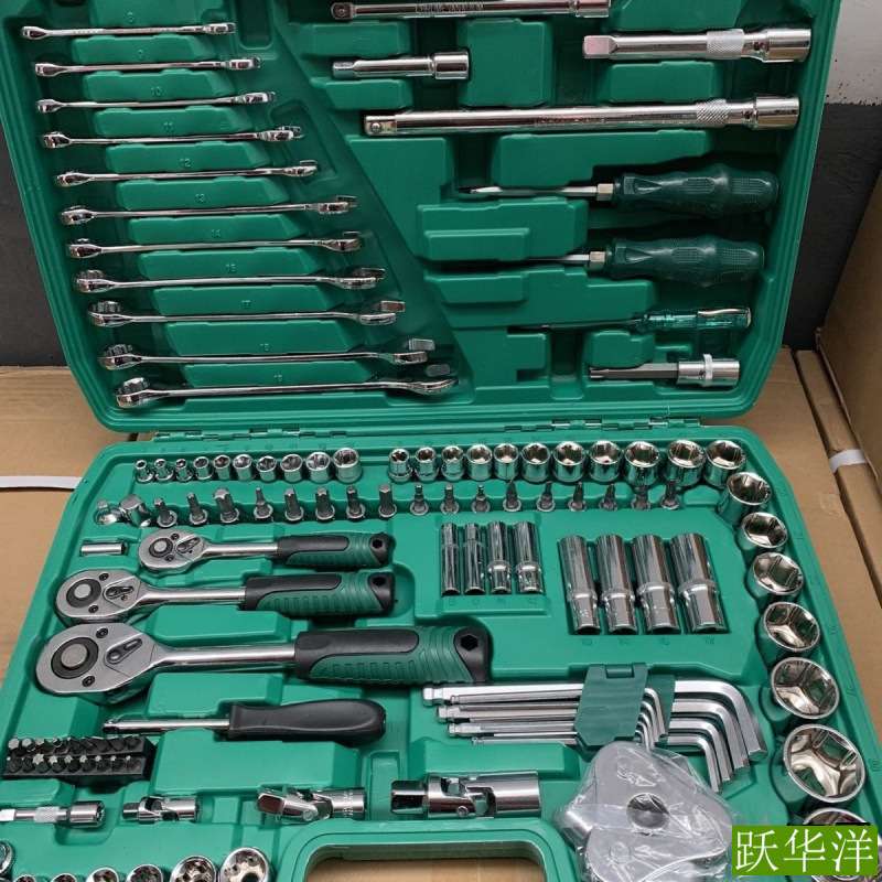 修车汽车套121套筒扳手组合工具维修组件套维修工具汽修工具套装