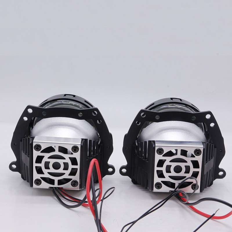 DC12V3寸双光透镜 N76S3专业三代43W白光5500-6500K单灯杯前照灯