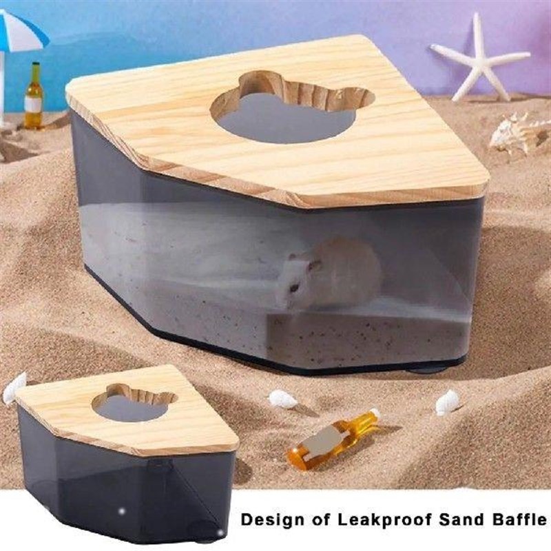1Pc Small Sand Bath TranspareBnt Hamster Bathroom Sandbox