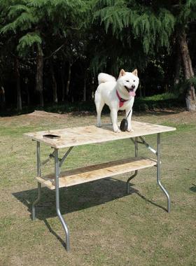 HTAP可折叠桌腿桌板银色金属适配各种木板DIY工作台书桌日本流行