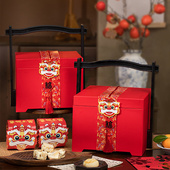 新年礼盒空盒蛇年包装 盒年货礼品盒送礼过年春节创意