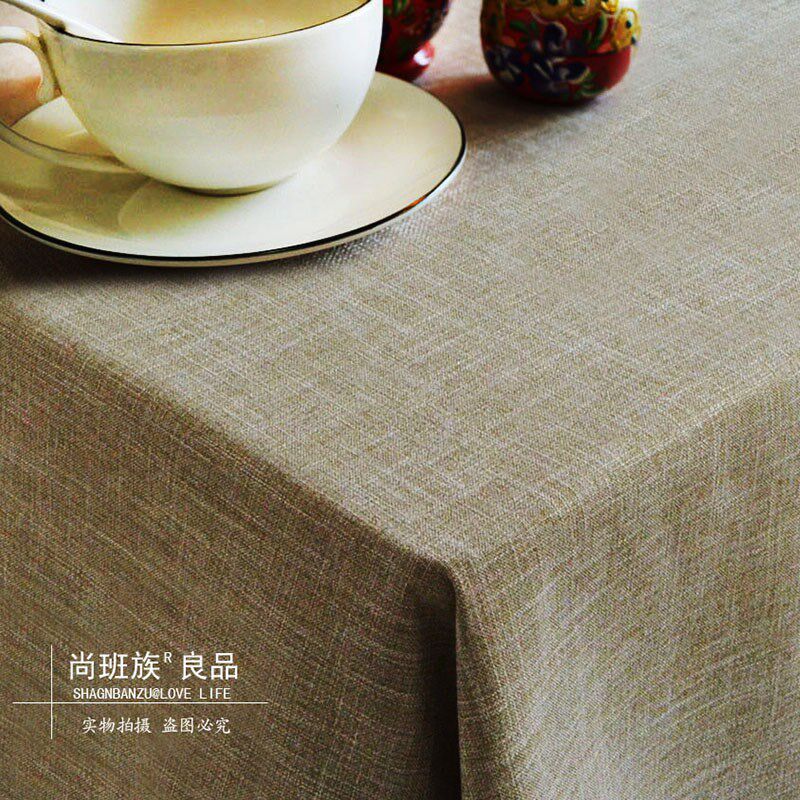 免邮尚班族棉麻亚麻日韩桌布盖布茶几布咖啡厅桌布