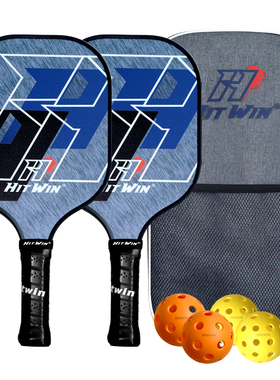 匹克球拍板新手入门级玻璃纤维pickleball初学者球拍全套装Hitwin