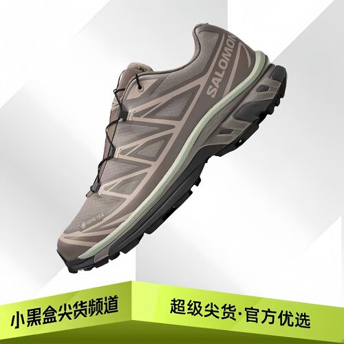 SALOMON萨洛蒙 XT-6 GORE-TEX 户外功能鞋 男女款 灰棕L47732600