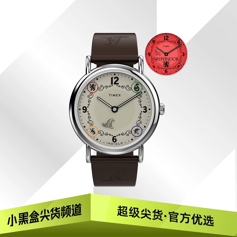 Timex天美时 ×哈利·波特联名 新款分院帽休闲石英手表 四大学院图片