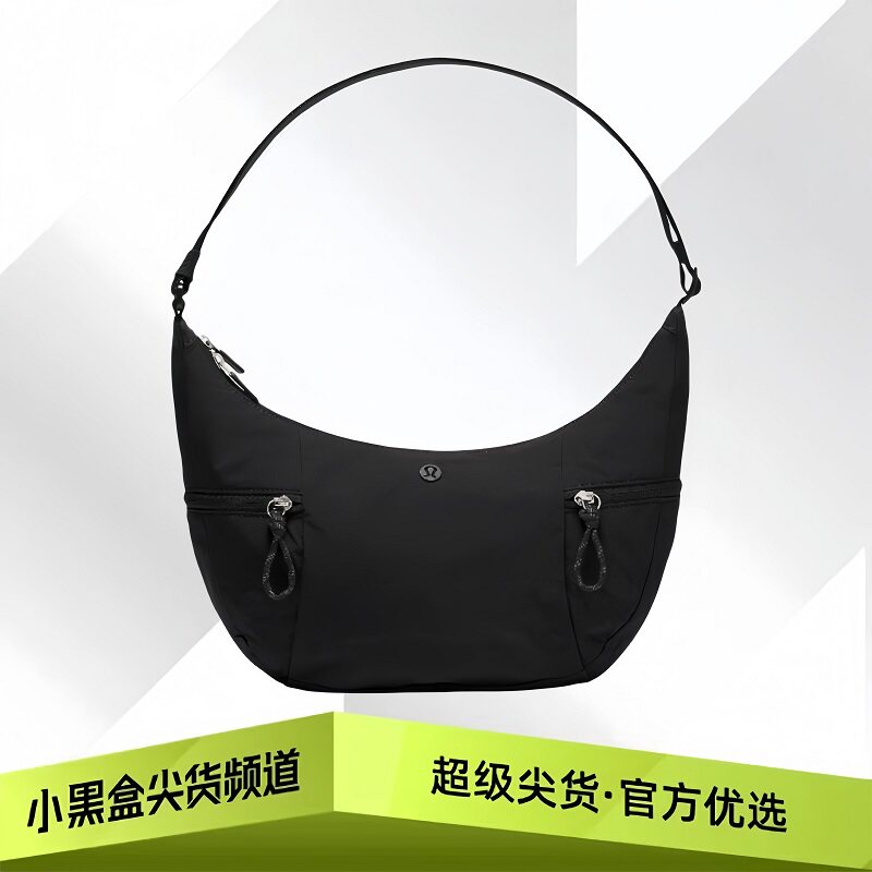 lululemon露露乐蒙 Slouchy Sling 休闲百搭单肩包 男女款 黑色图片