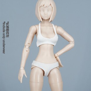 86TOYS龙山金属1/12半包胶女素体6寸diy可动人偶手办模型美术绘画