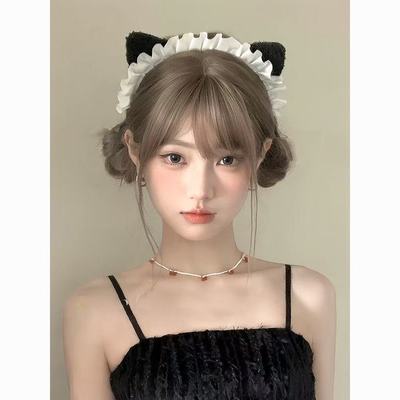 猫咪女仆发箍双面洛丽塔可爱lolitakc配饰少女头箍发饰jk头饰猫耳