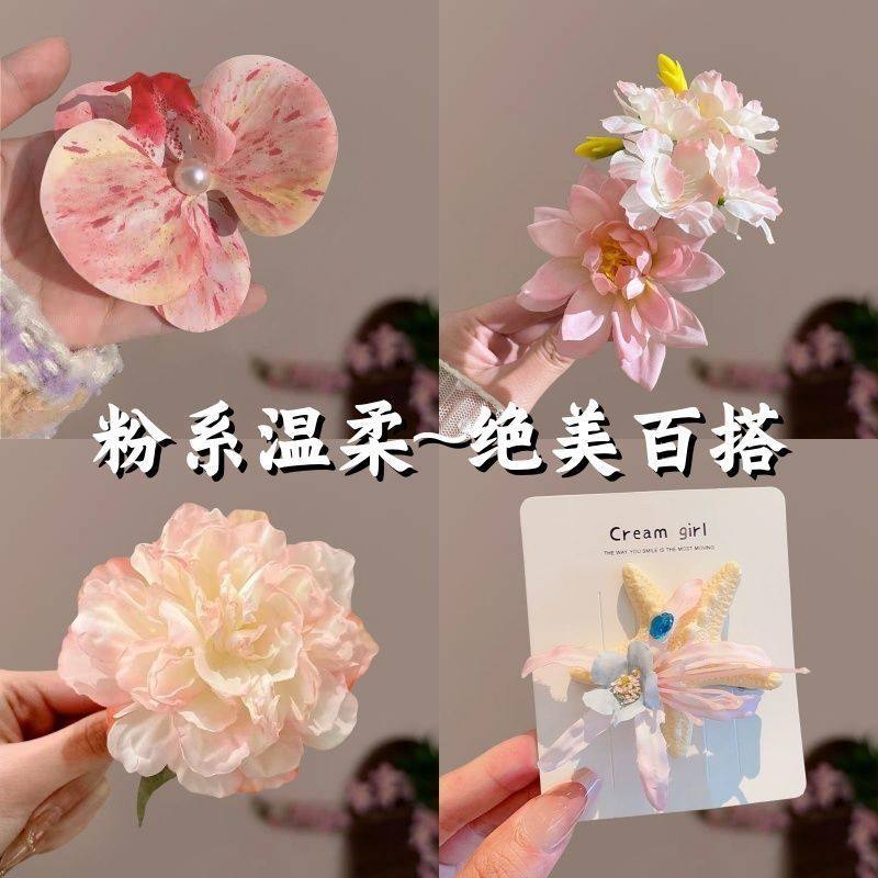 海洋系列碎发夹永生花海星贝壳浆果头饰海边旅游度假拍照发卡发饰,饰品/流行首饰/时尚饰品新,发饰,淘宝优惠券,粉丝福利购,淘宝优惠卷