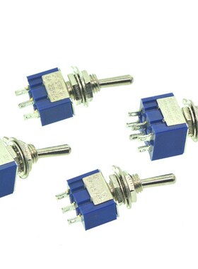 钮子开关扭摇头摇臂开关MTS-102 103 202二档三档拨动自复位开关