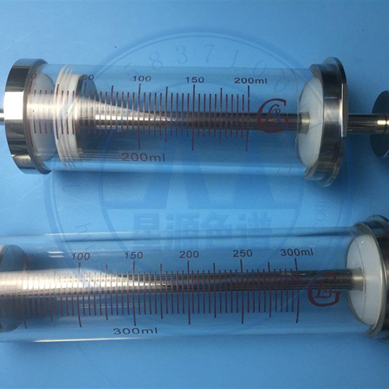 气密性耐腐蚀精密注射泵流体泵200/300ml 实验室色谱气体采样针筒