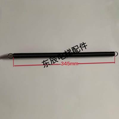 电梯配件 蒂森康力奥的斯厅门弹簧 自闭弹簧 长380 400 375 425mm