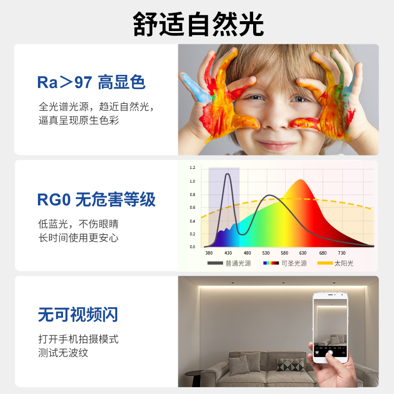 免吊顶石膏线条灯LED发光顶角线形灯带客厅无主灯悬浮顶洗墙灯槽