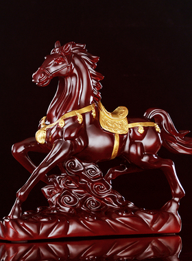 招财装饰品摆件马酒客厅柜电视柜酒柜摆设书架办公室桌家居工艺品