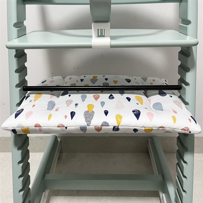 宝宝成长椅坐垫脚踏垫适用stokk儿童餐椅吃饭椅垫椅套配件加厚