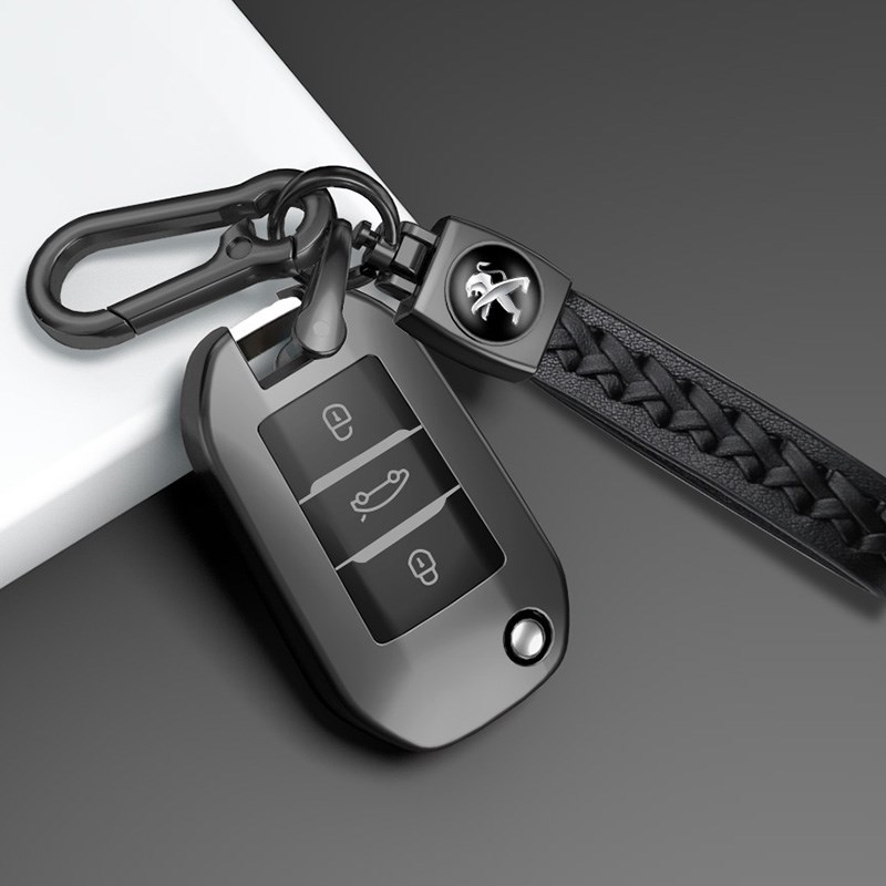 适用东风标致新408x钥匙套男508L 5008标志4008 2008 308汽车壳扣