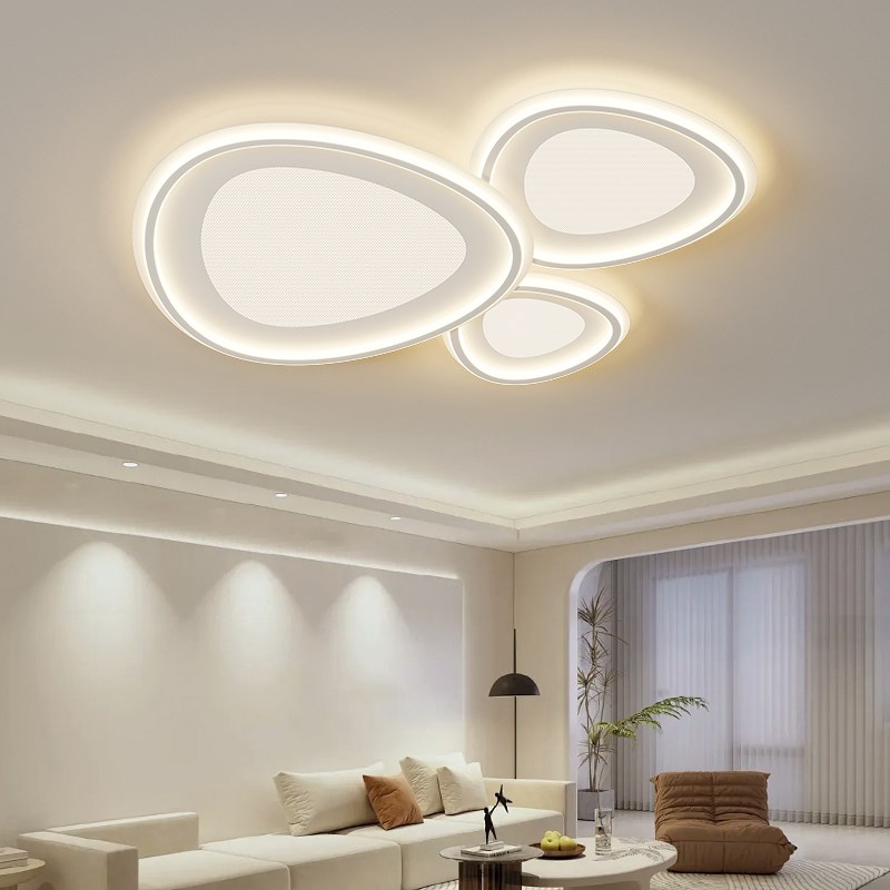 客厅主灯超薄极简吸顶灯2025年新款全屋智能套餐组合广东中山灯具