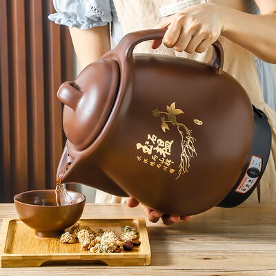 6L8L120L大容量煎药壶全自动熬药电砂锅陶瓷中药壶养生药煲罐家用