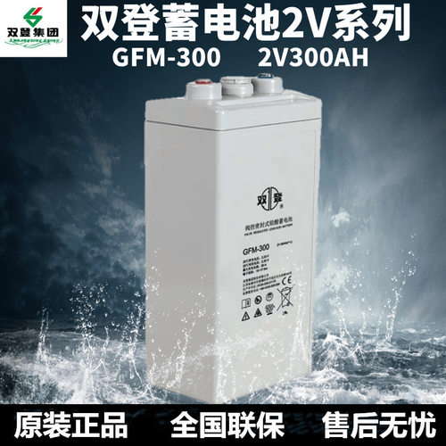 双登蓄电池2V300AH铅酸免维护蓄电池GFM-300直流屏UPS通信蓄电池