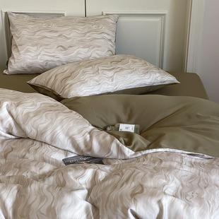 春夏凉感60支莱赛尔天丝床上床单四件套丝滑欧式 床品