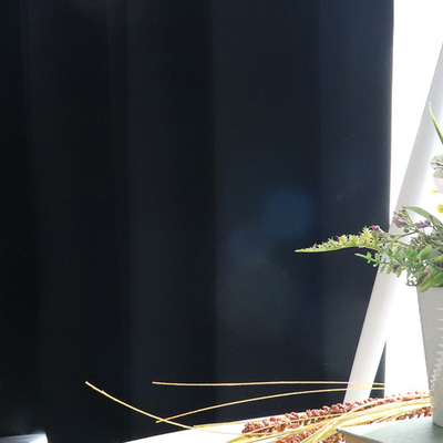 摄影棚实验室暗室影视投影室客厅卧室遮光帘纯双面黑色遮光布窗帘