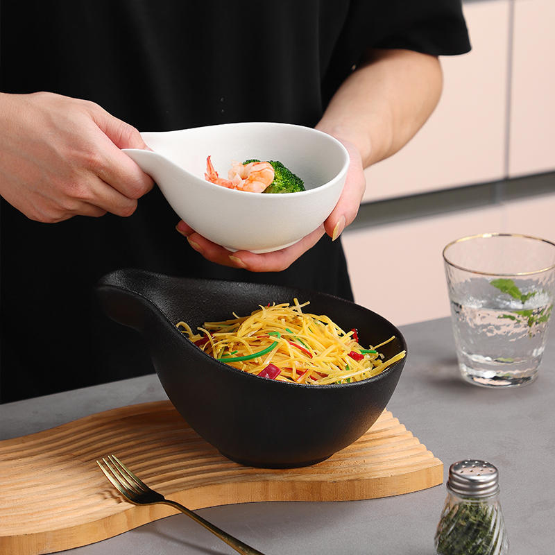 釉下彩陶瓷沙拉碗拉面碗