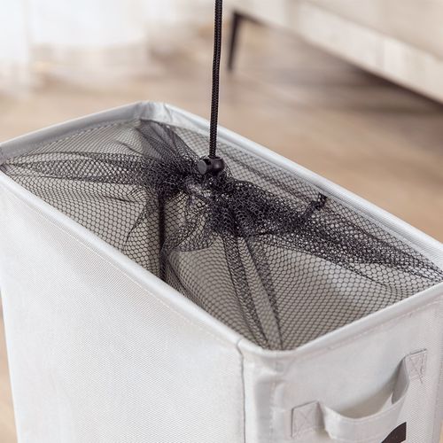 滑轮牛津布脏衣篮简约布艺置物篮脏衣收纳筐折叠瑜伽垫收纳脏衣篓