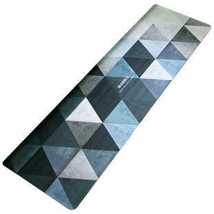 皮革地垫三角几何pvc免洗防污防滑厨房脚垫进门口洗手间地毯