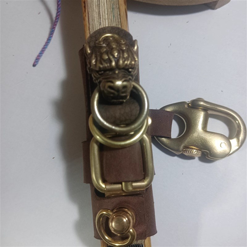 折扇  扇子 扇套  扇袋 小扇 豪华版,疯马皮  植鞣皮