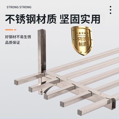 不锈钢车库墙上置物架家庭储藏间壁挂组装架地下室悬空防潮货架