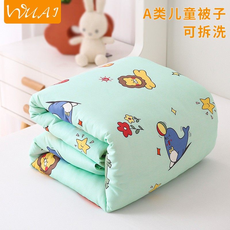 纯棉儿童被套单件卡通1.2米1.5x2.0m幼儿园婴儿宝宝单套被罩全棉