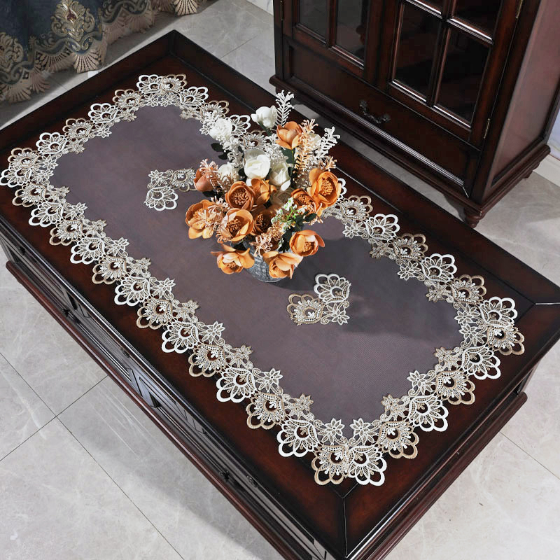欧式茶几桌布客厅茶几布桌垫网红现代简约长方形奢华餐垫茶几垫布