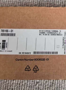 议价NI 9213  PN:   785185-01