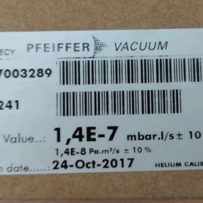 议价Pfeiffer 109241内置漏孔F-74000  S/N;FC17003289  P/N;1092