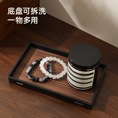 文玩手串收纳盒水晶串珠首饰存放收纳盒精致饰品展示架子