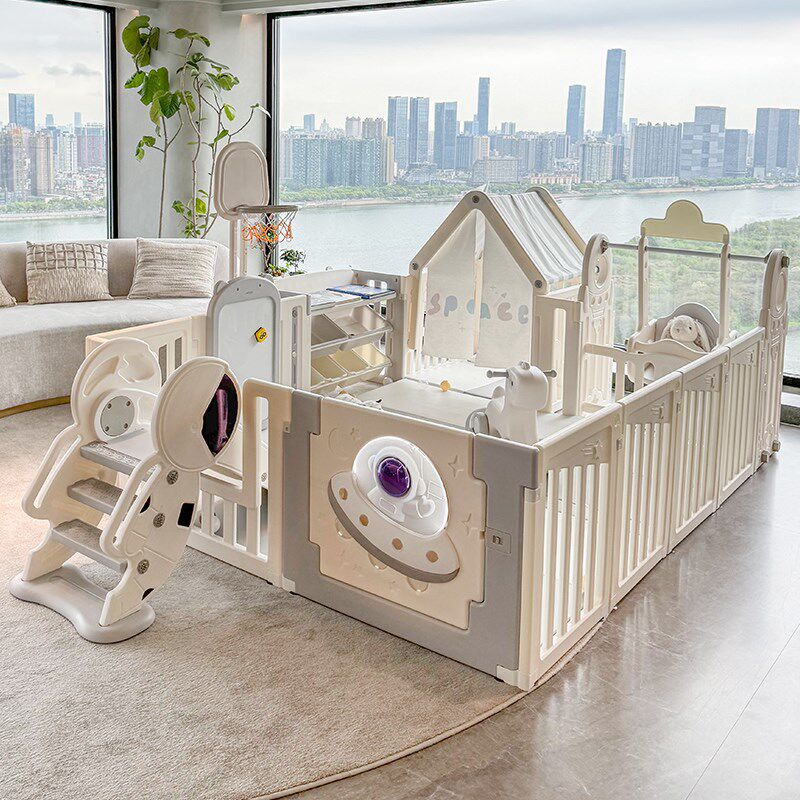 尤卡布宝宝游戏爬行围栏婴儿童防护栏客厅地上爬爬垫室内家用乐园