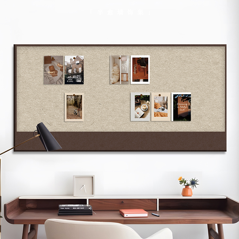 毛毡墙贴展示板背景墙照片墙软木板留言板文化墙背景板客厅相片墙