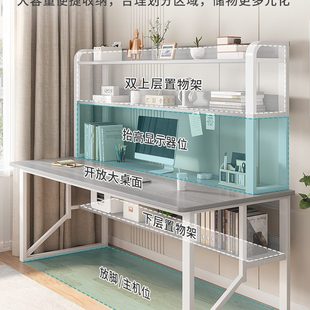 一体出租电脑桌屋工作台简易书桌学生书架桌子家用学习桌简约现代