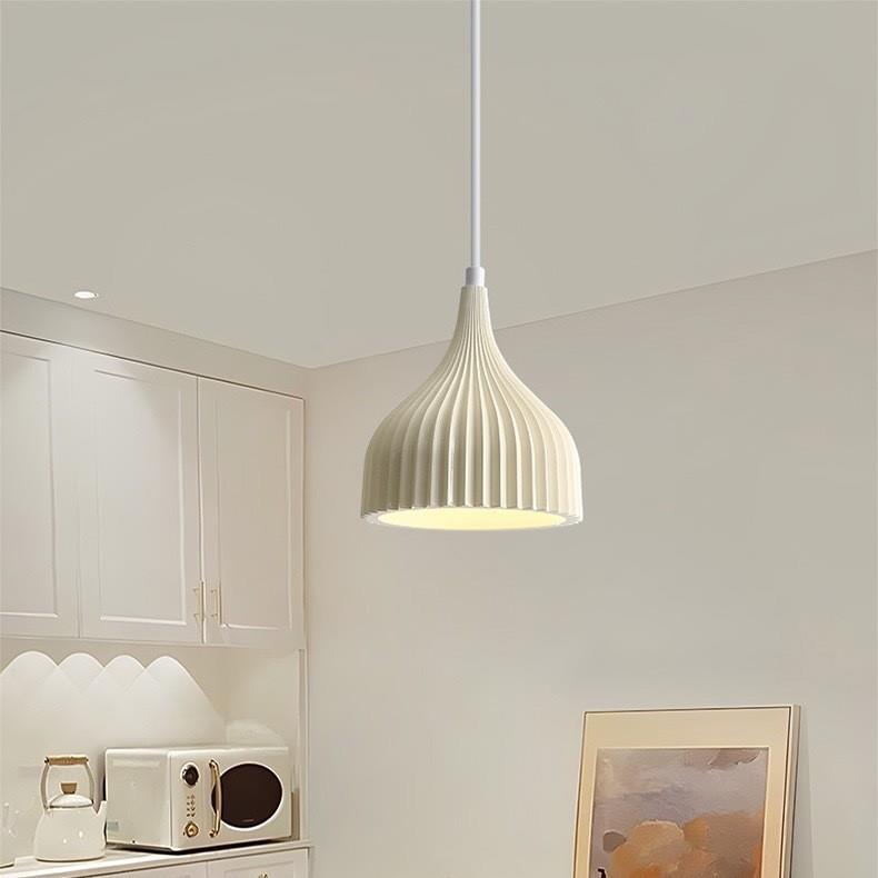 法式奶油风卧室床头灯吊灯简约现代复古创意氛围树脂长线房间灯